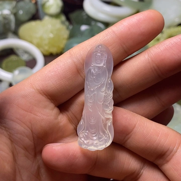 岫玉岫玉颈饰未镶嵌老****山