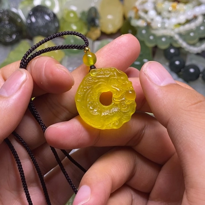 岫玉天然岫玉颈饰未镶嵌