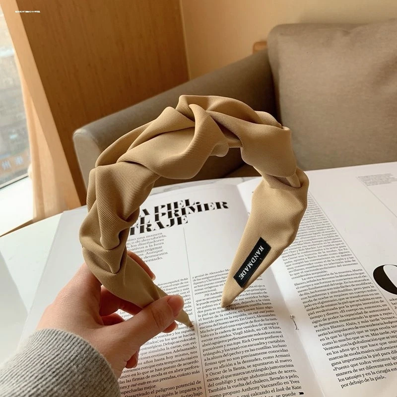 复古简约百搭发卡发箍女款韩国宽边压发头箍网红头饰洗脸发带发捆