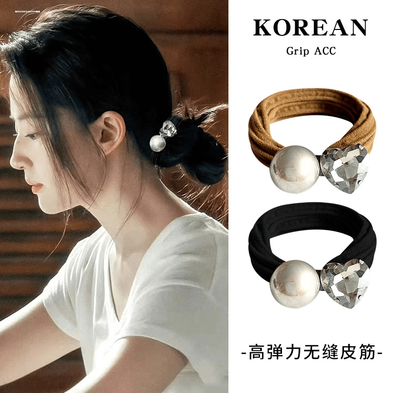 头绳发绳新款精致小众显白质感少女发饰ins后脑勺皮筋