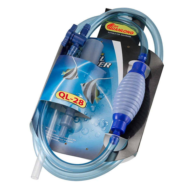 鱼缸换水器虹吸管手动清理清洁工具抽水泵器抽水洗砂吸便