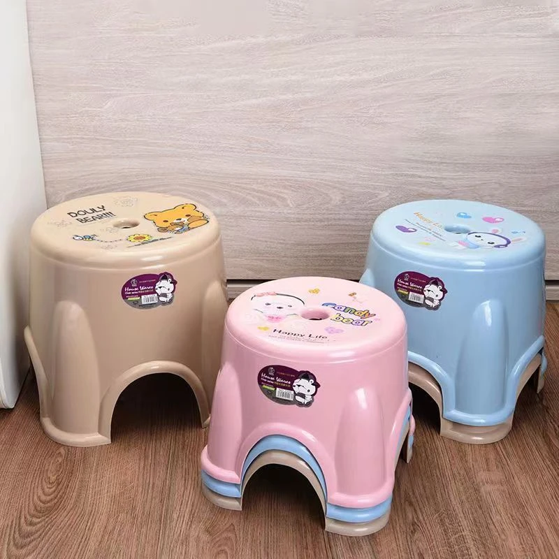 加厚塑料凳子换鞋凳儿童小方凳写字椅型客厅胶凳卫生间专用凳子