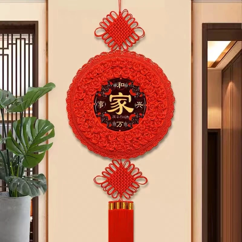中国结挂件客厅大号玄关挂饰门上福字乔迁过年装饰小号祥云节吉祥