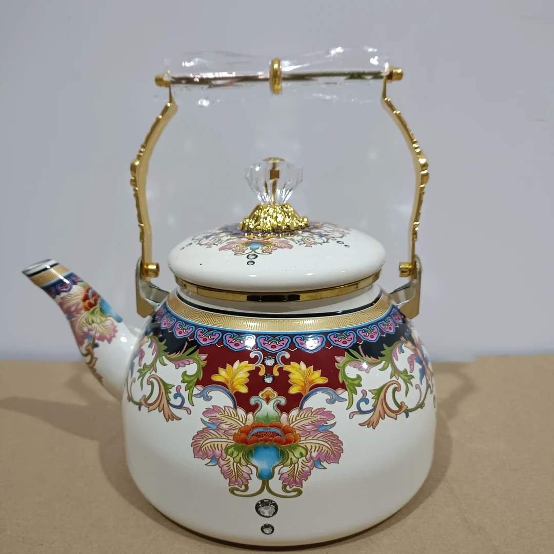 珐琅搪瓷茶水壶功夫泡茶水壶家用单壶耐热茶具