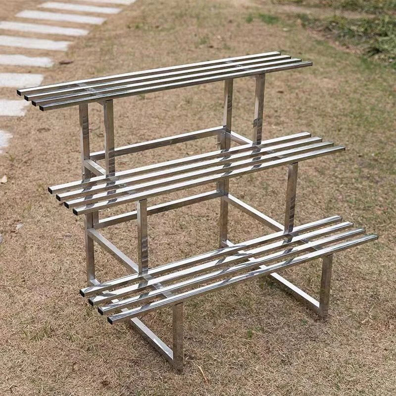 不锈钢花架花盆架置物架阳台花架室内户外多层加宽多肉花架花卉盆