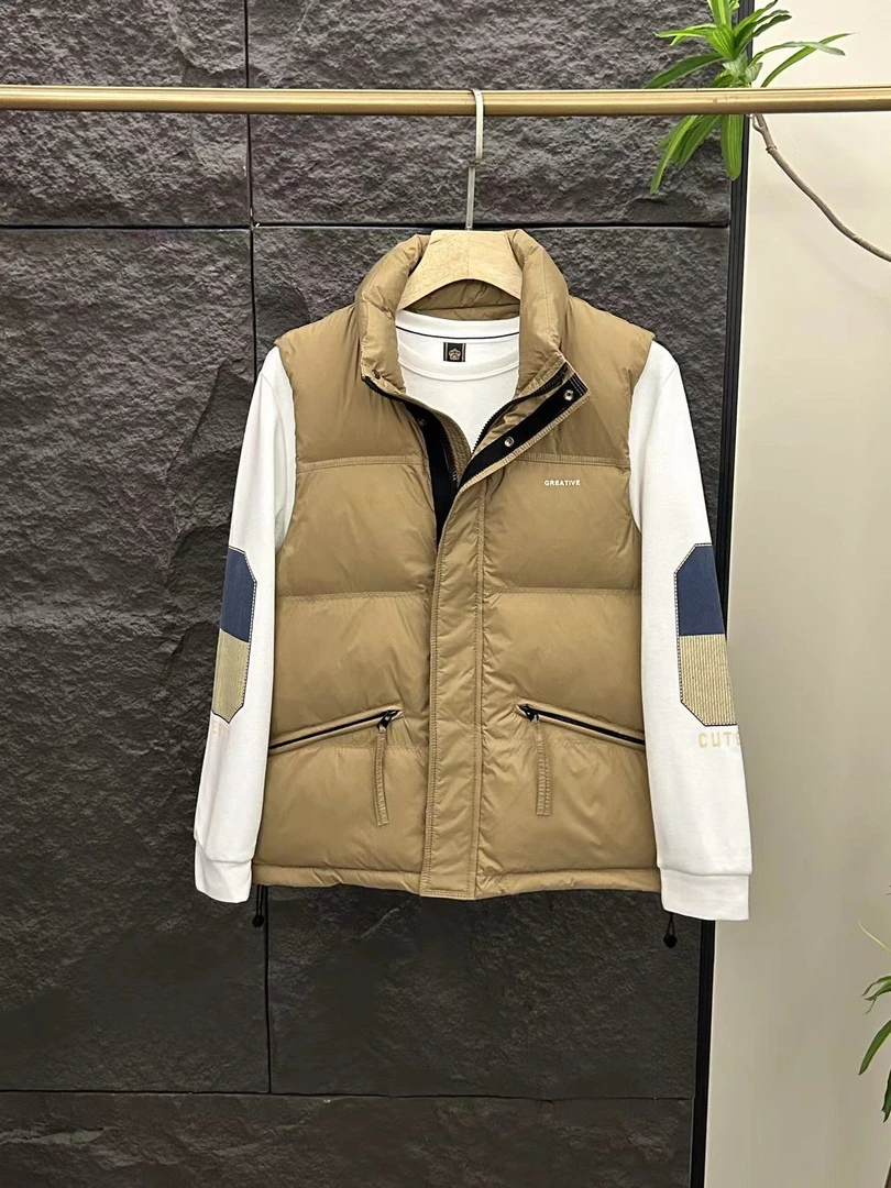 男装男款2025新款保暖秋冬季马甲潮立领修身马甲背心马夹潮流时尚