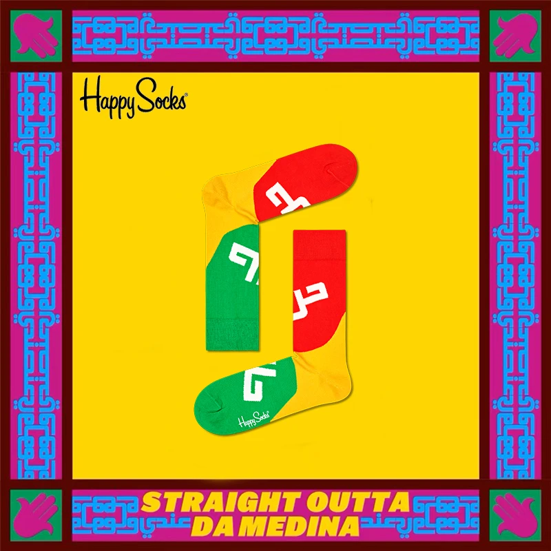 联名款清仓彩色中筒潮流个性中筒袜