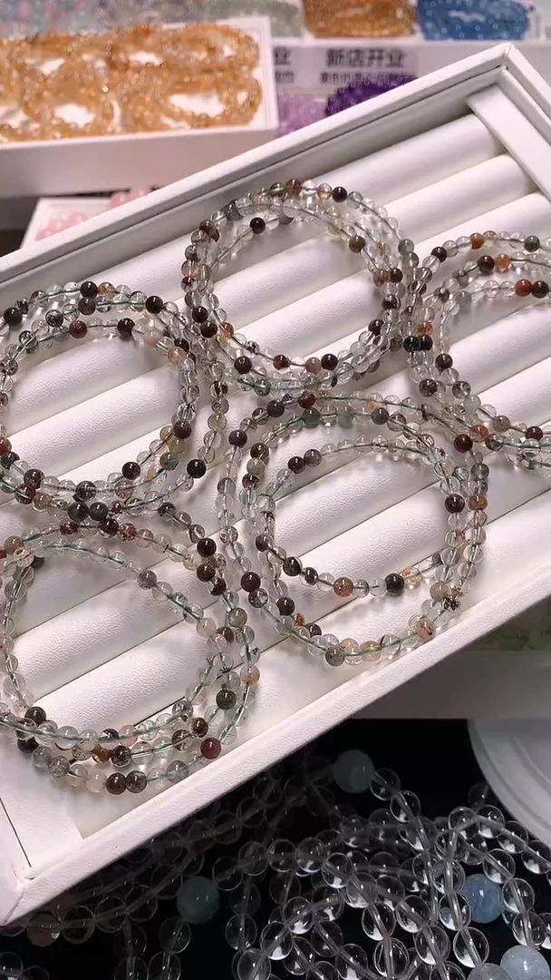 【闪购商品】水晶手绳未镶嵌134四季幽灵多圈