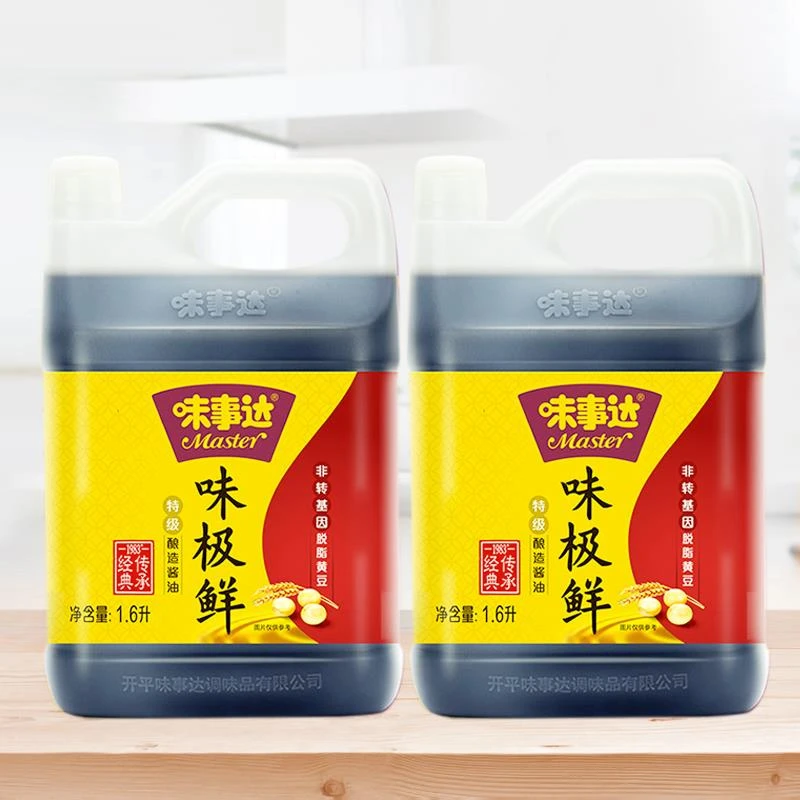 味事达味极鲜特级酱油1.6L/1.8kg大瓶家用提鲜凉拌调味品酿造生抽