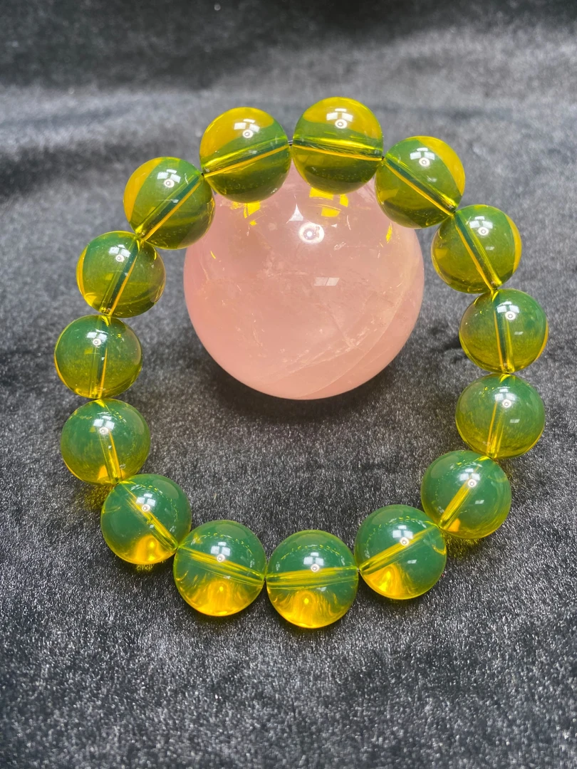 多米尼加净水蓝14M手串时尚百搭女款-251L3806-5