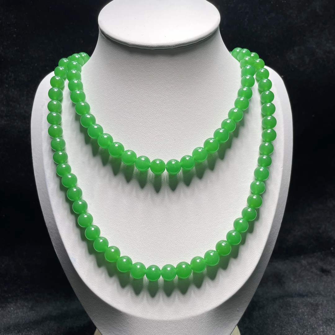 辣阳绿108颗四圈项链-126LY38014
