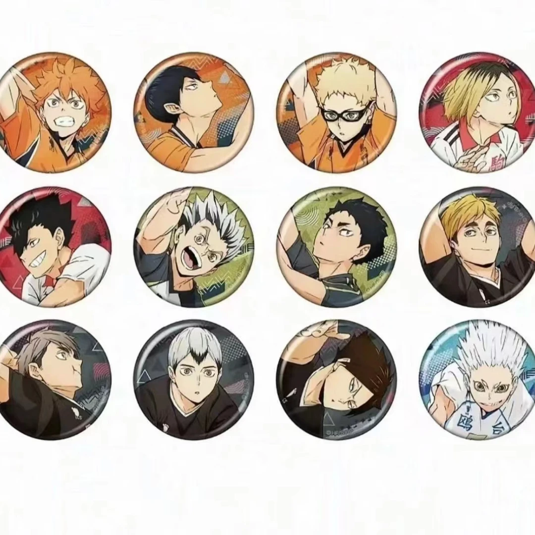 【日谷代拆】排球少年击球闪吧唧全12种 日谷正版（单枚）