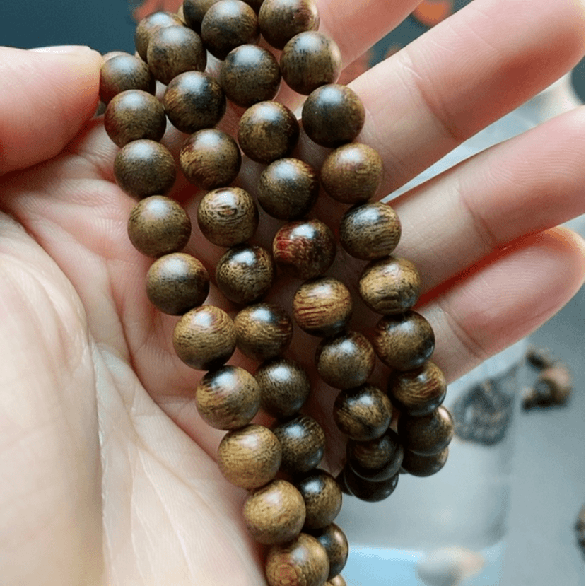 【闪购商品】沉香手串柬埔寨沉香08_108