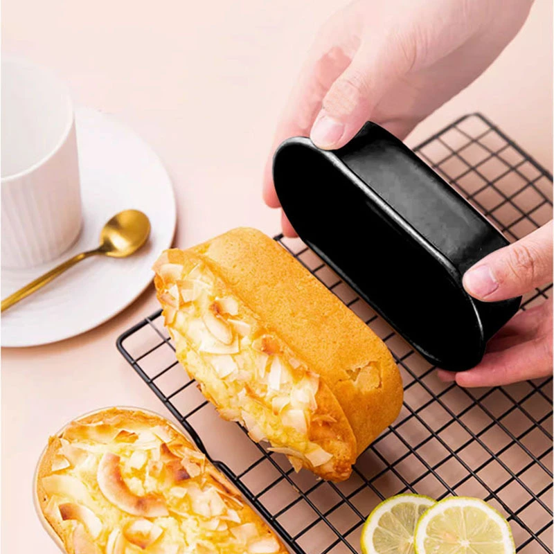 迷你不粘椭圆形乳酪蛋糕不沾小浴缸面包烘焙不沾家用创意迷你烤盘