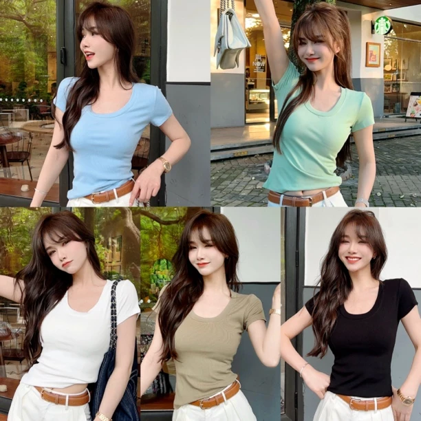 《基础系天花板》防走光T恤（衣长53，不起球不变形）