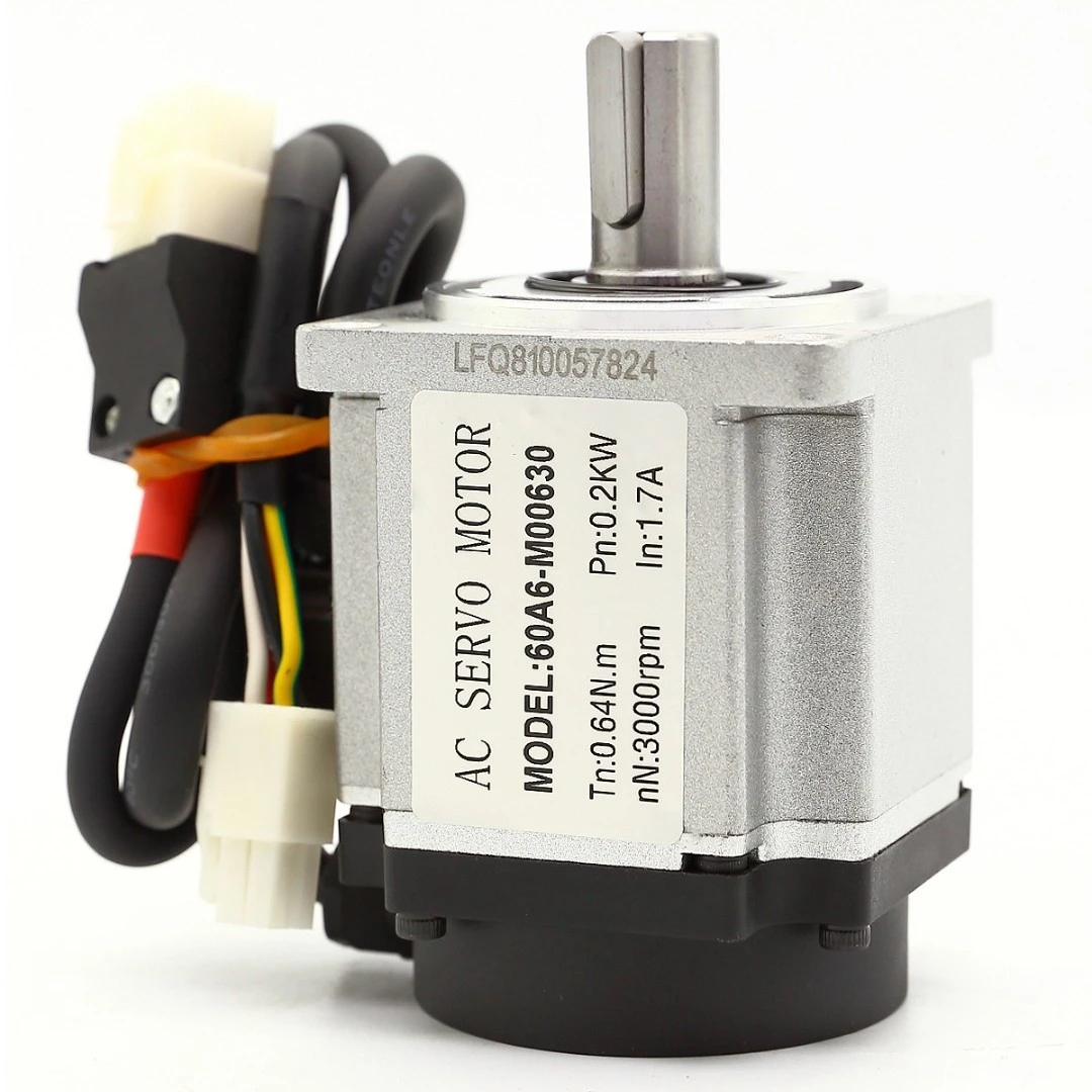 60/80磁编交流伺服电机套装400w/750w高速恒力矩485串口通讯驱动