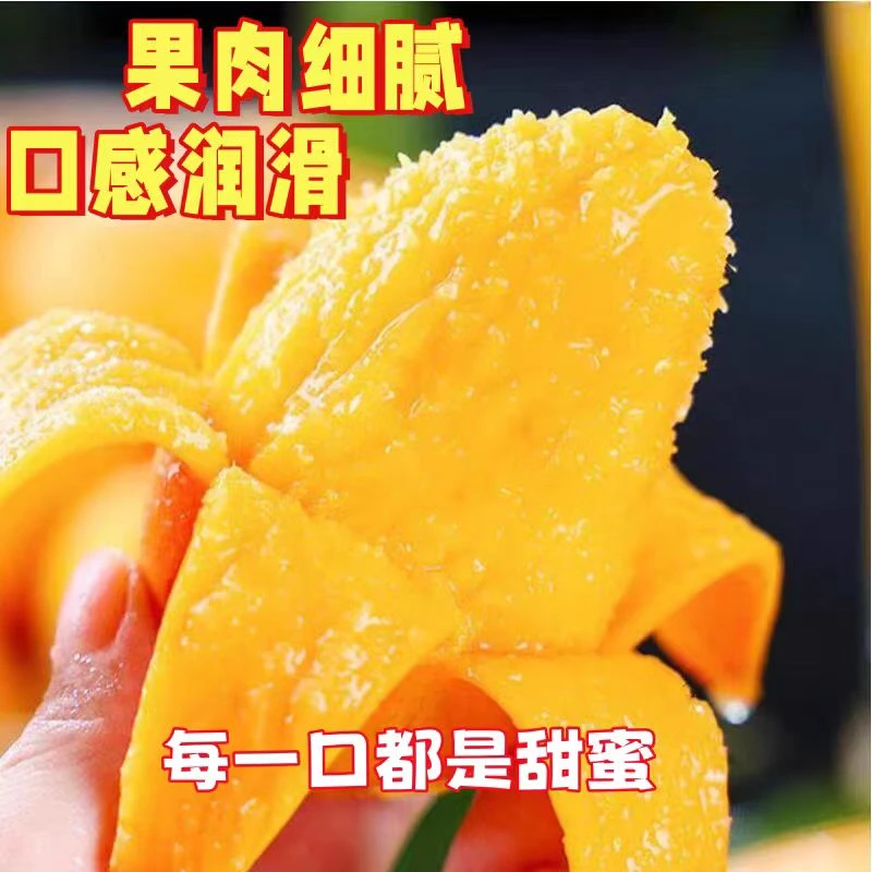 【产地直发】大台农大小芒果鸡蛋芒新鲜香甜多汁鲜美皮薄肉厚原生态