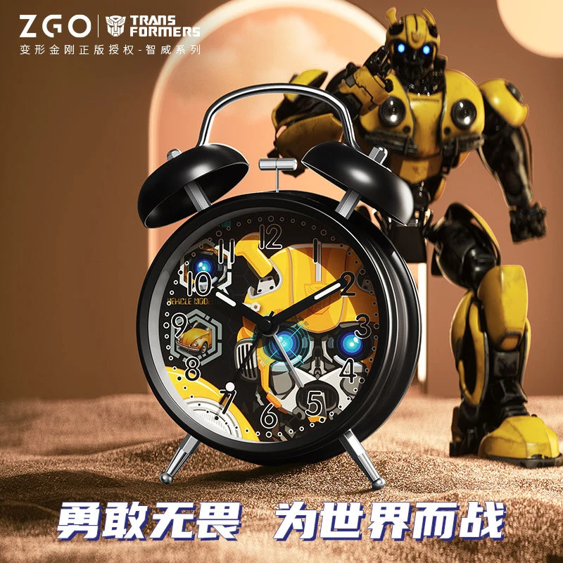 正港ZGOx变形金刚小闹钟学生用儿童专用起床神器卡通男孩闹铃009