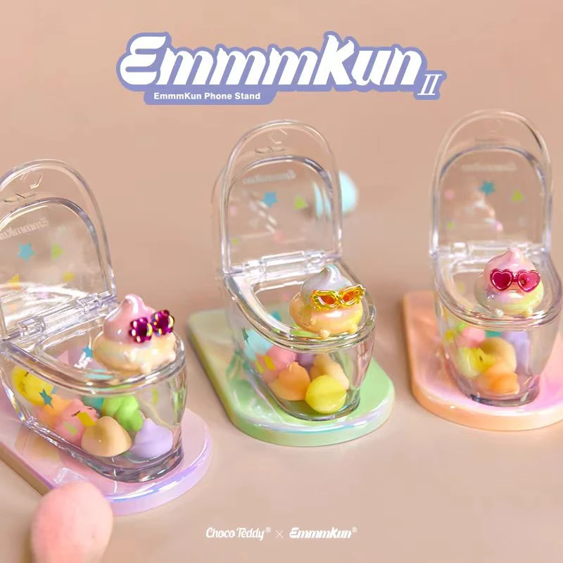 【拆盒】Emmmkun马桶支架系列二代盲盒潮玩摆件创意礼物