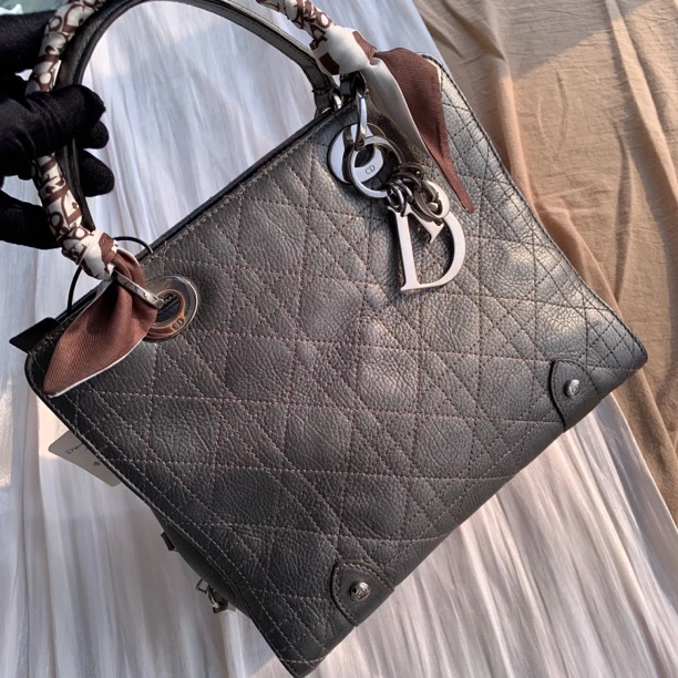 95新 DIOR/迪奥 中古款手提戴妃包