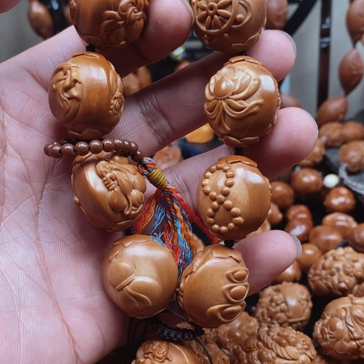 橄榄核核雕宇**晴2.4八宝弥勒