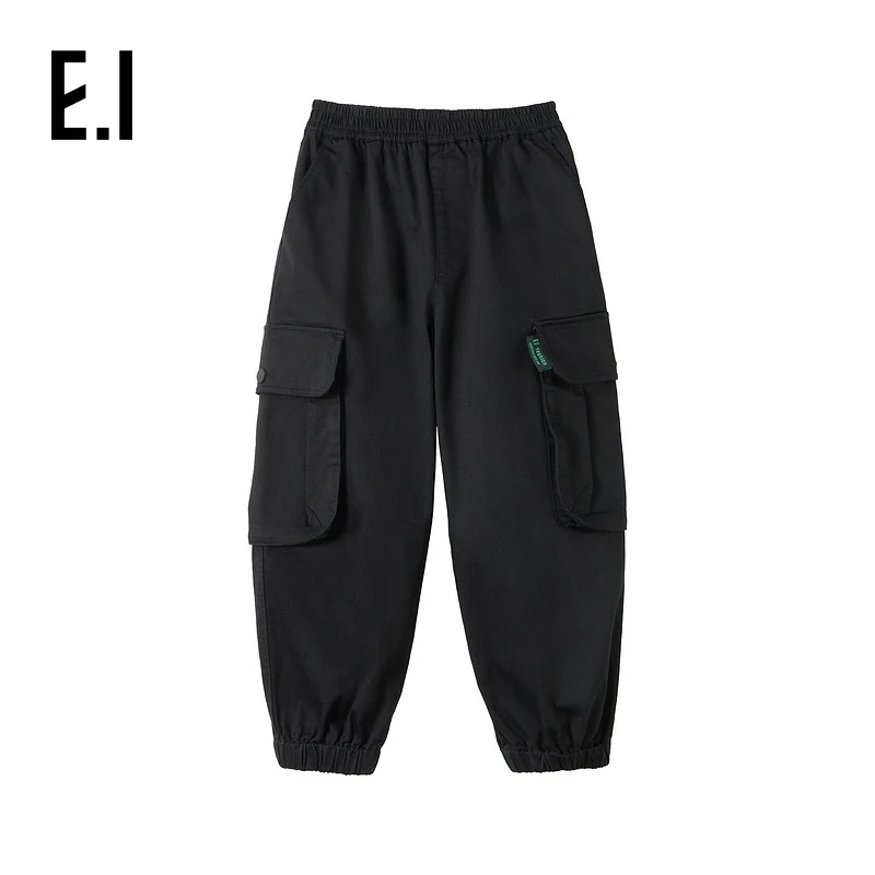 E.I童装工装裤儿童秋装新款中大童休闲运动束脚裤D8233223209