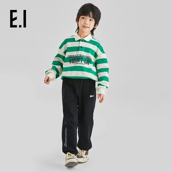 E.I男童儿童裤子春装休闲束脚裤宽松舒适D8231222251