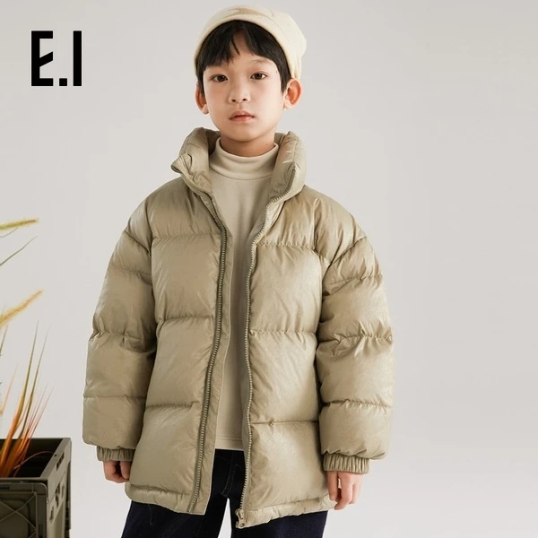 E.I童装儿童保暖加厚羽绒服冬装中长款面包服D8234101120
