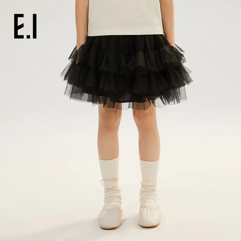 E.I童装女童网纱半身裙夏装新款洋气蛋糕裙短款蓬蓬裙D8242778734