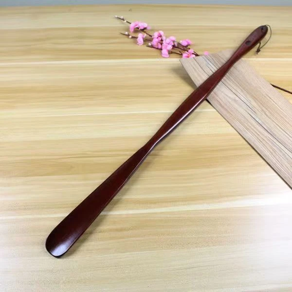 实木家用鞋拨长柄老人孕妇不弯腰鞋拔提鞋器懒人穿鞋木质鞋拔超长