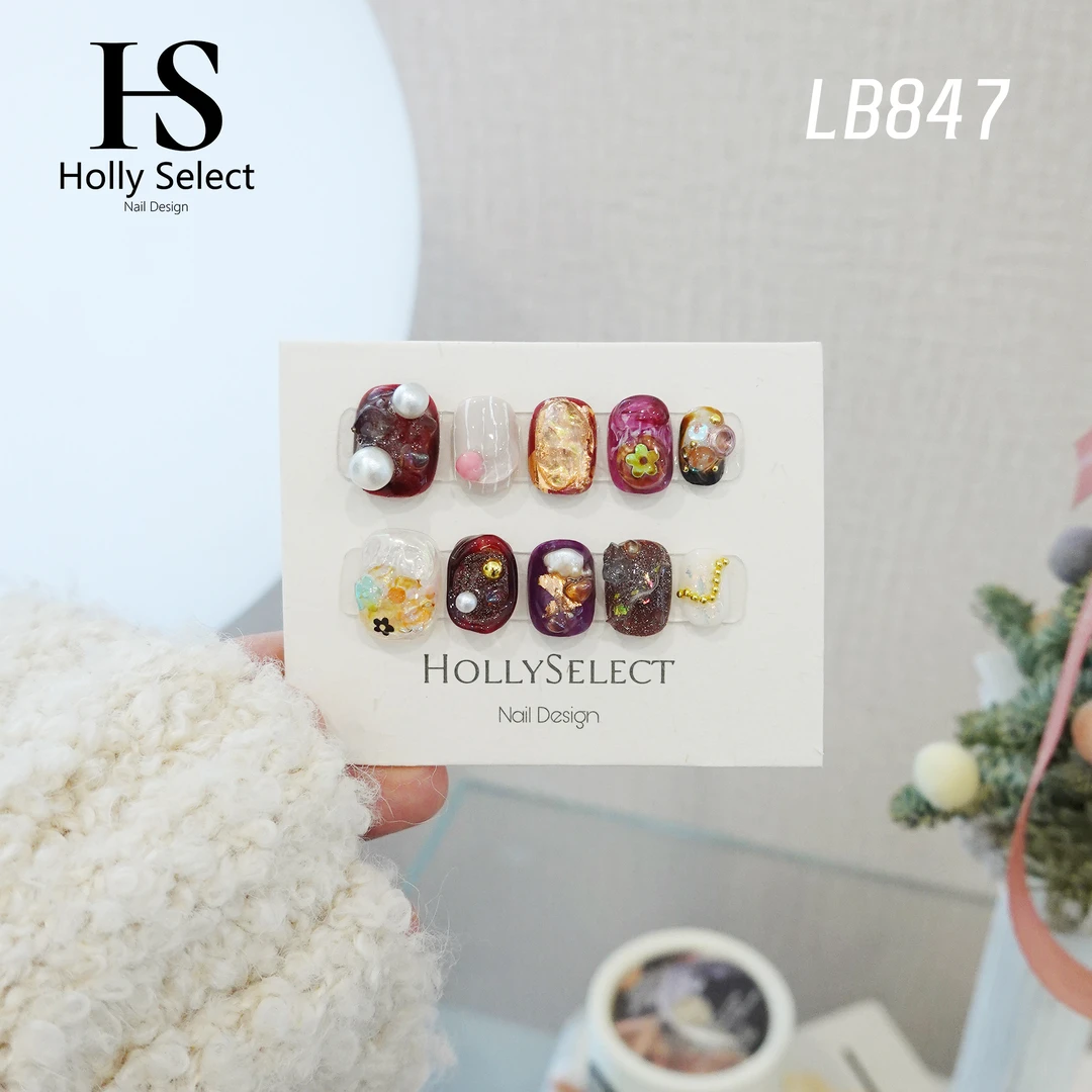 「LB847」HollySelect小众手工穿戴甲