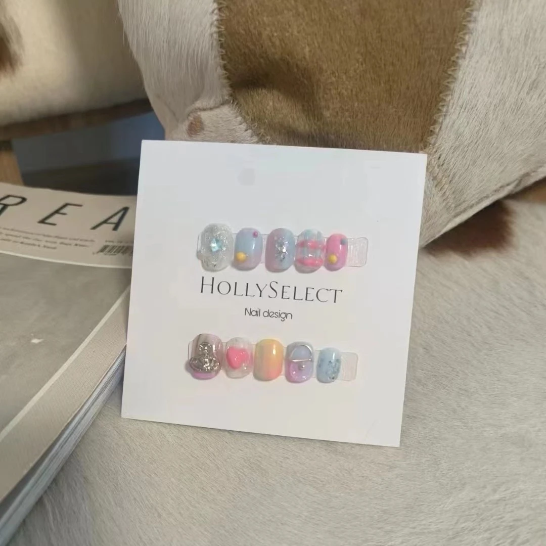 福利款NO退NO换「茉莉椰蓝」HollySelect穿搭(戴)甲