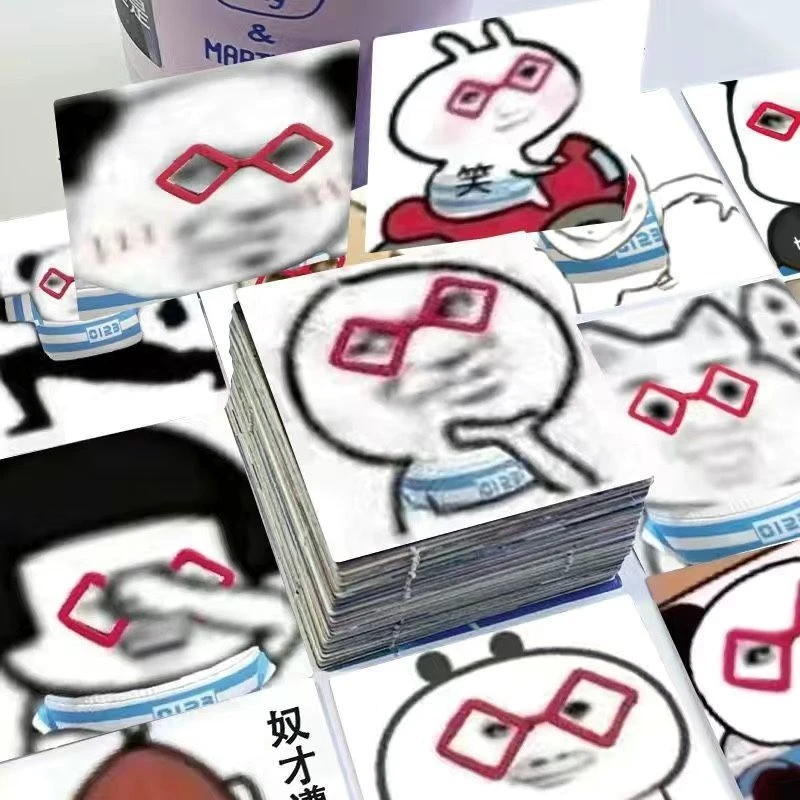 100张小语K表情包贴纸搞笑趣味网络贴画装饰diy手机电脑手账贴画