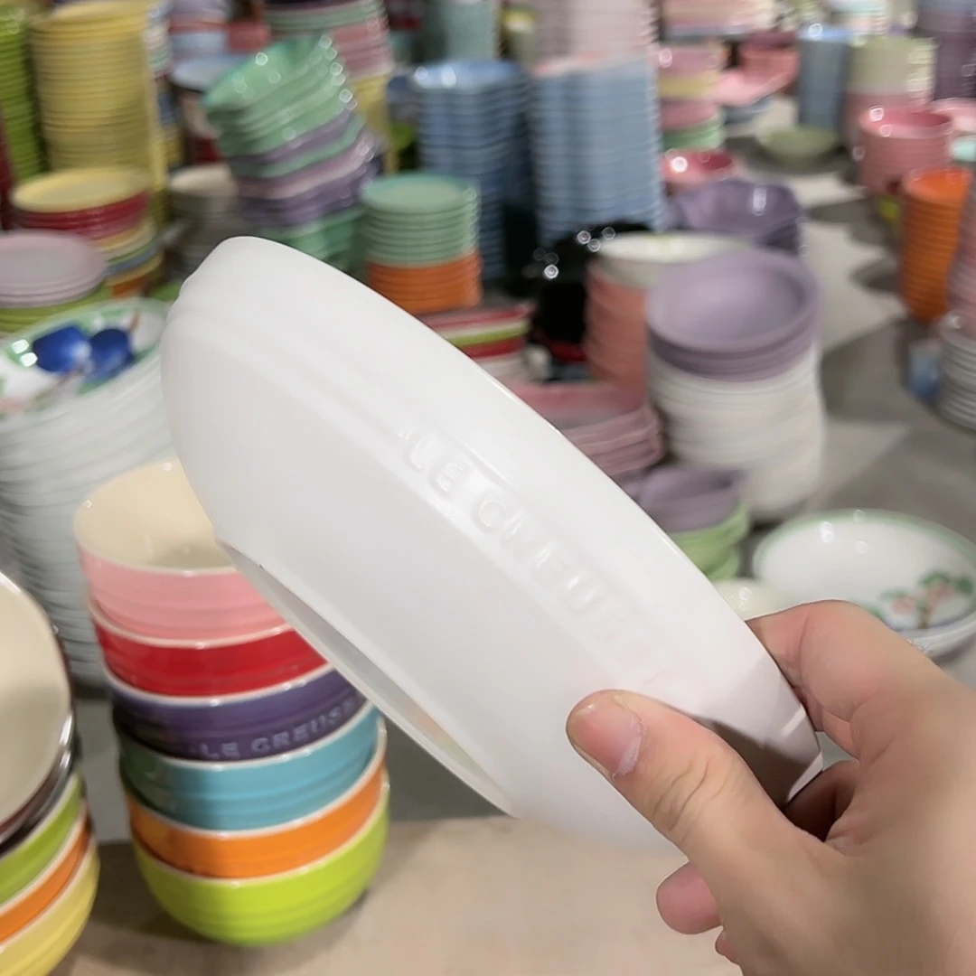 【闪购商品】陶瓷 瑕疵 8英寸深盘 磨砂白