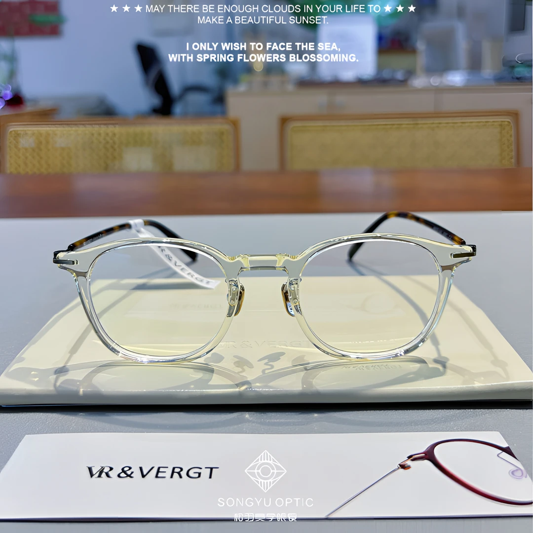 SOYU轻奢光学韩国VR&VERGT文艺素颜超轻板材眼镜框VR8267