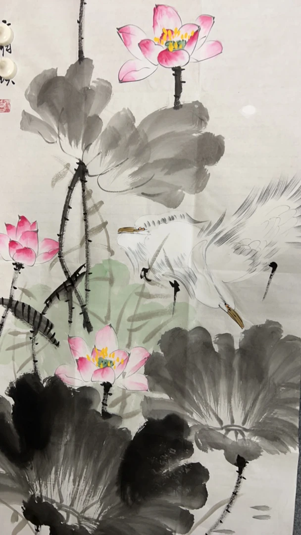 木夕 三尺荷花 096-475