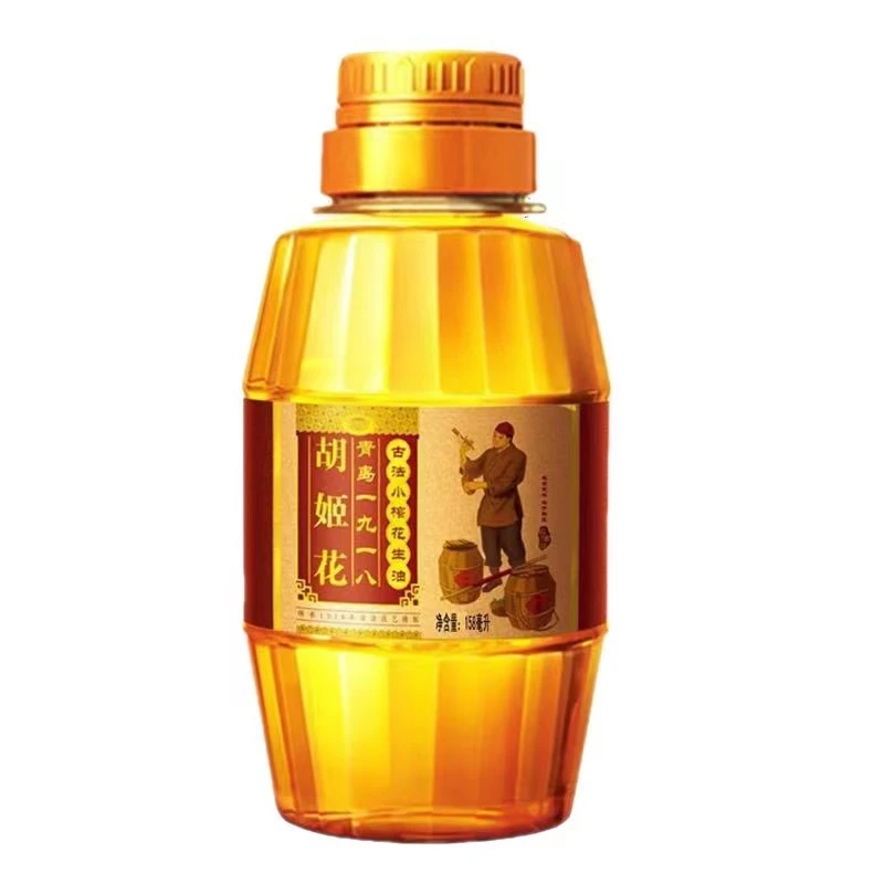 胡姬花花生油158ml 古法小榨一级压榨炒菜烘培