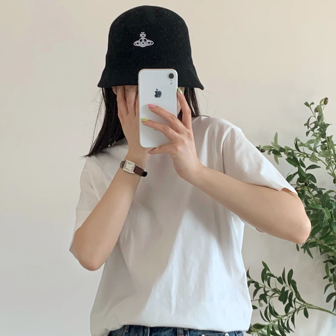 宝儿家-「小太后」经典土星刺绣logo复古遮脸瓜皮帽渔夫帽盆帽