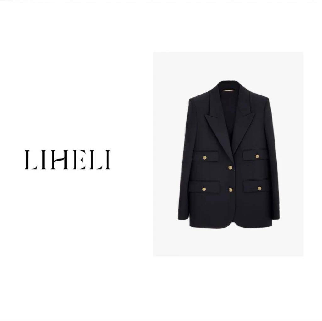宝儿家-「西装外套」秋冬宝藏衣橱高级感经典翻领黑色西装