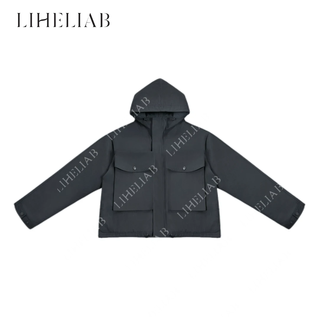 宝儿家 / 大口袋棉服 秋冬机能风休闲时尚百搭大口袋连帽外套