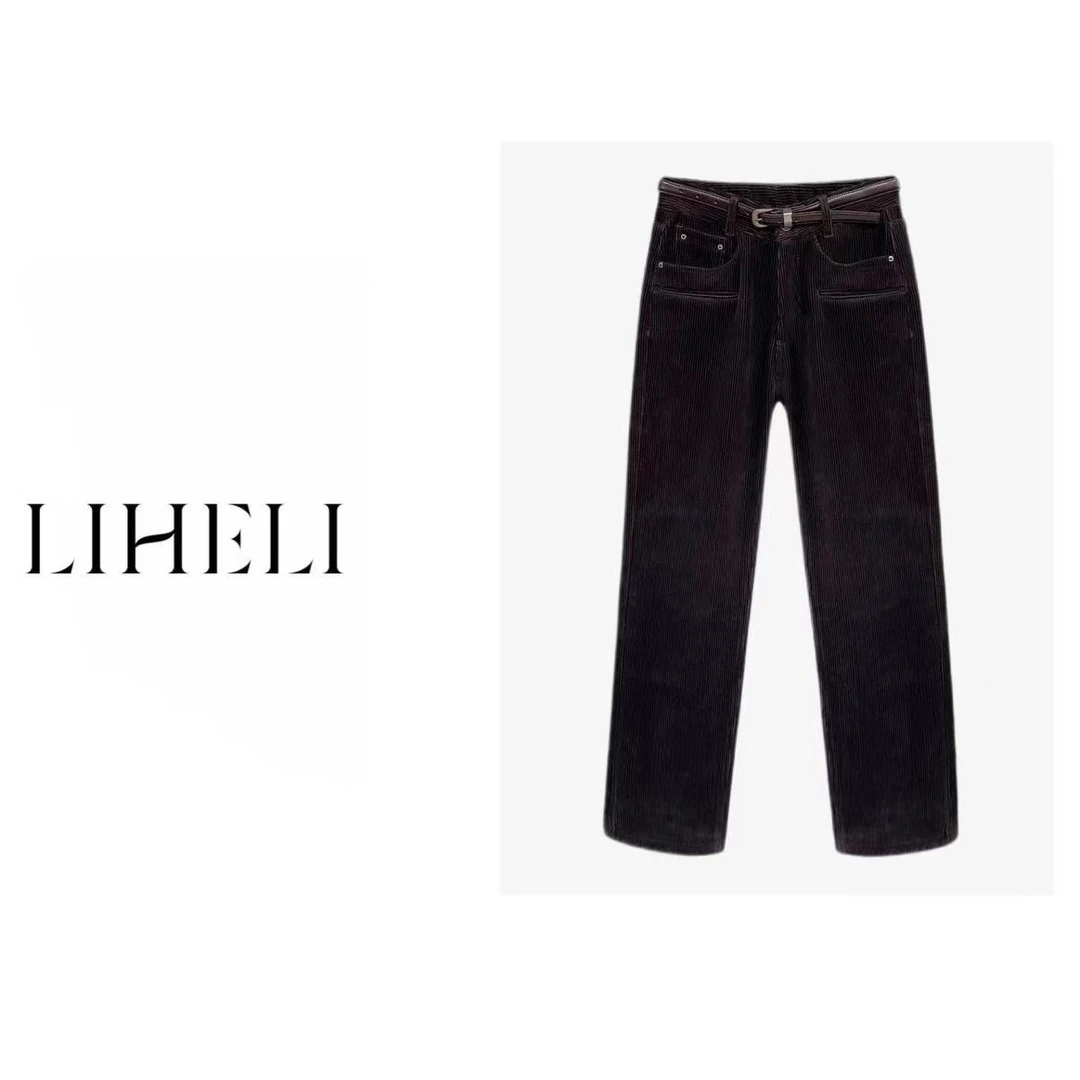 宝儿家-「灯芯绒牡丹裤」秋冬百搭神裤复古经典加绒灯芯绒牡丹裤