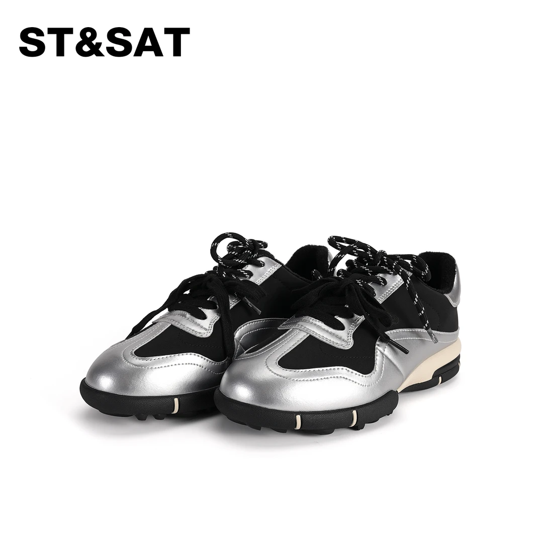 【对称角】星期六2024冬季新款中帮百搭时尚休闲鞋女新款SSC3112746