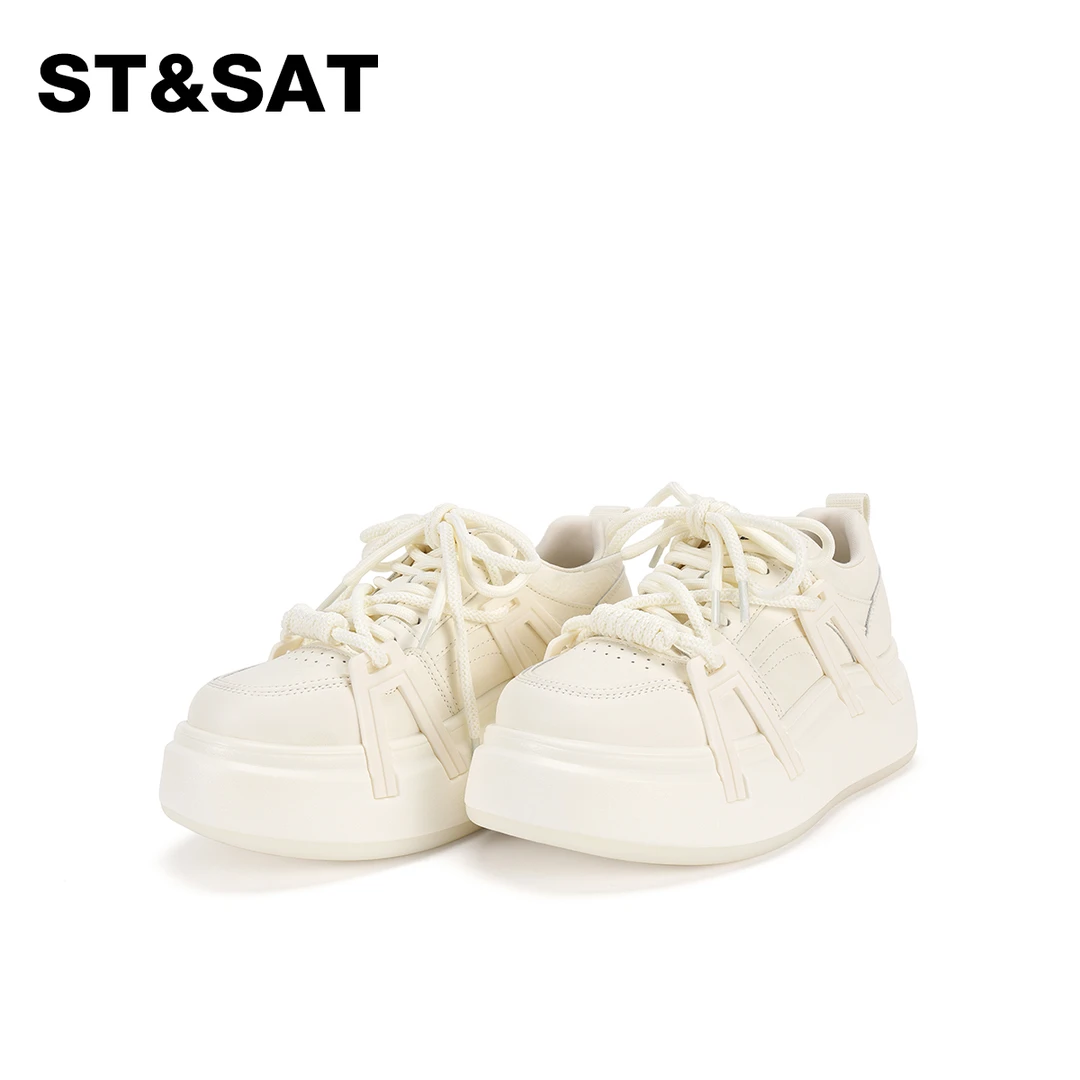 【即兴留白】星期六2024冬季新款低帮百搭时尚休闲鞋女SSC4112806