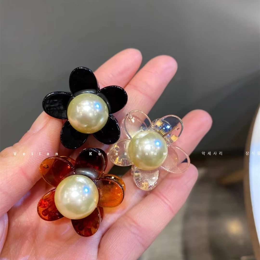 VEILAN 亚克力发饰 韩国新款公主头小夹子侧边刘海夹小抓夹碎发夹