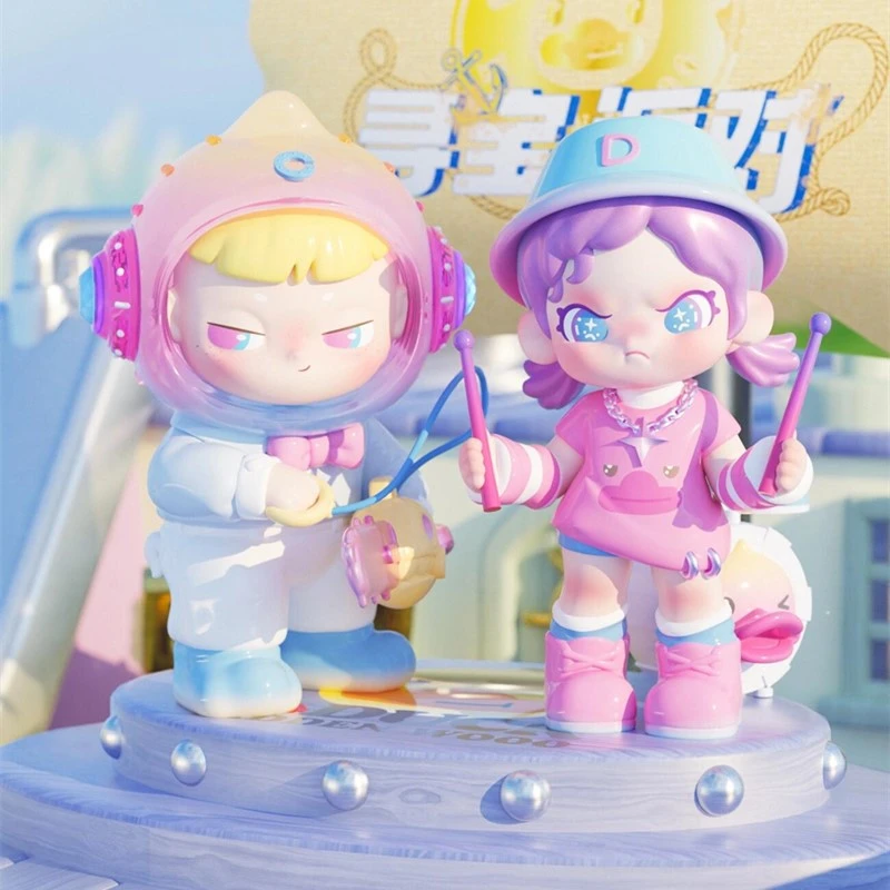 寻宝派对盲盒dora摆件cimmy玩具公仔手办生日礼物