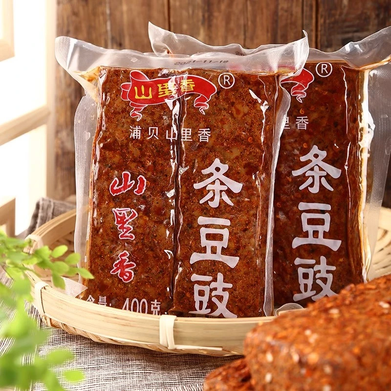 易门干爽口400g*1袋云南特产黄豆豉香辣豆豉干下饭酱爽口豆食辣椒