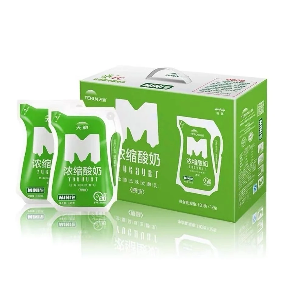 原味爱克林酸奶整箱180g*12袋包邮浓缩网红发酵低脂