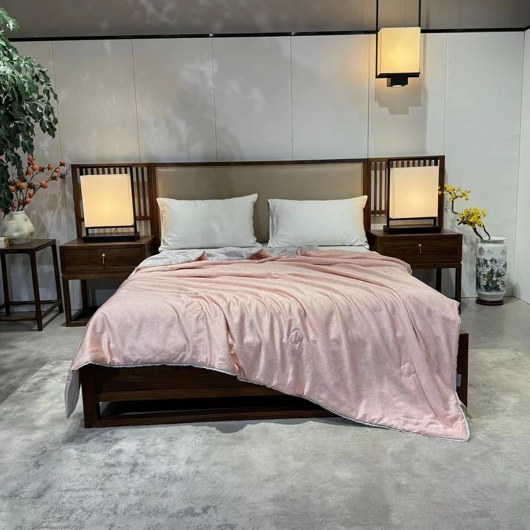 小碎花/空调被AB版桑蚕丝夏被csb/天丝棉夏凉被薄款机洗凉感被子