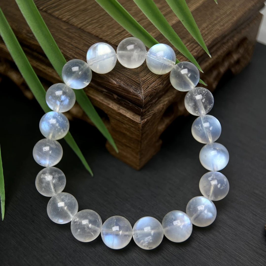 S级蓝月光圆珠单圈手串 6-11mm+ 合集