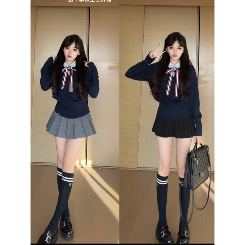 笨比甜~秋冬学院风套装